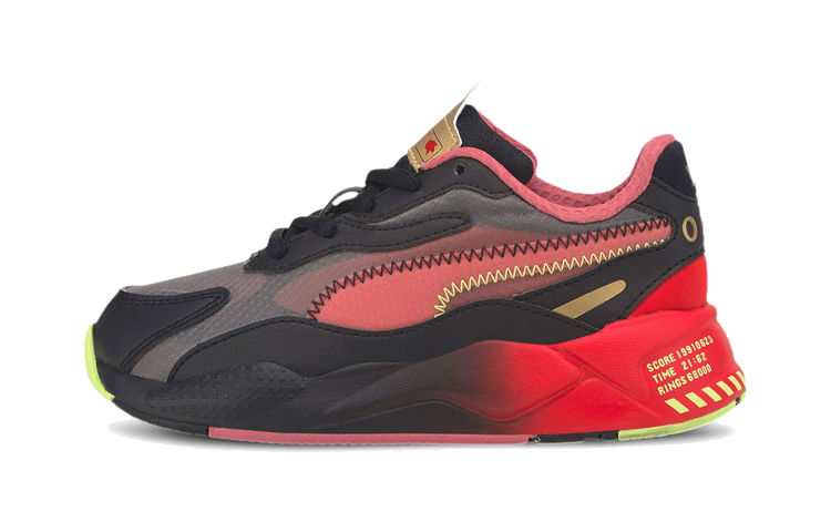 Buy (PS) (小童款) 索尼克刺猬 x Puma RS-X3 '黑色高风险红' 374319-01
