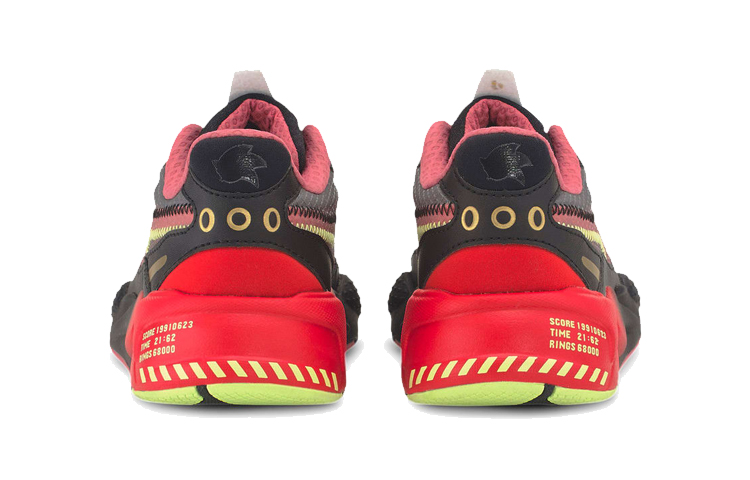 Lookbook (PS) (小童款) 索尼克刺猬 x Puma RS-X3 '黑色高风险红' 374319-01