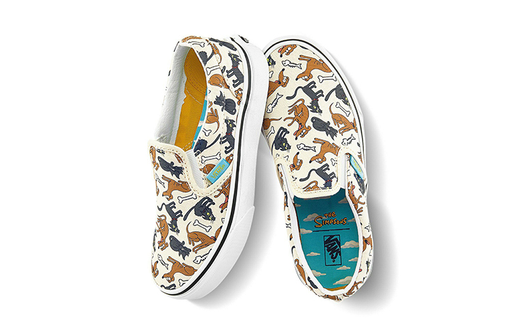 Shop (PS) (Grade School) The Simpsons x Vans Slip-On Klasik 'Haiwan Peliharaan Keluarga' VN0A4BUT0JE