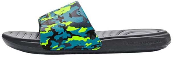 (Preschool) (Grade School) Under Armour Ansa Graphic Slide 'Blue Lime Surge Camo' 3024438-300 (Preschool) (Grade School) Under Armour Ansa Graphic Slide 'Blue Lime Surge Camo' 3024438-300