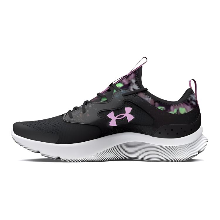 (Preschool) (Grade School) Under Armour Infinity 2.0 Printed 'Jet Grey Fresh Orchid' 3026166-101