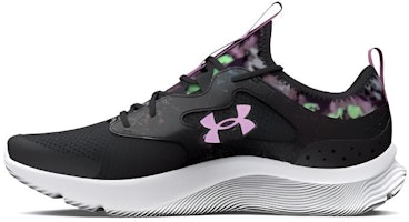 (Preschool) (Grade School) Under Armour Infinity 2.0 Printed 'Jet Grey Fresh Orchid' 3026166-101 (Preschool) (Grade School) Under Armour Infinity 2.0 Printed 'Jet Grey Fresh Orchid' 3026166-101