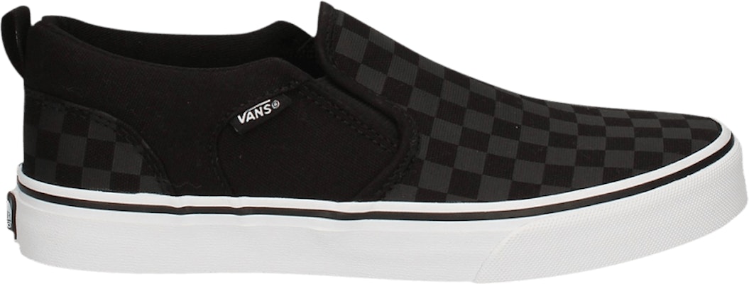 (學齡前) (學齡期) Vans Asher '黑白棋盤' VN000VH001X Buy (學齡前) (學齡期) Vans Asher '黑白棋盤' VN000VH001X