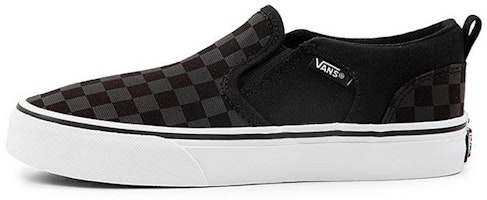 (Preschool) (Grade School) Vans Asher 'Checker Black' VN000VH001X (Preschool) (Grade School) Vans Asher 'Checker Black' VN000VH001X