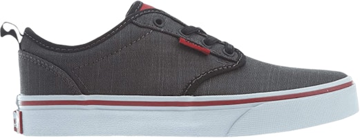 (Preschool) (Grade School) Vans Atwood Slip-On 'Black Chili Pepper' VN0004LMC5X (Preschool) (Grade School) Vans Atwood Slip-On 'Black Chili Pepper' VN0004LMC5X