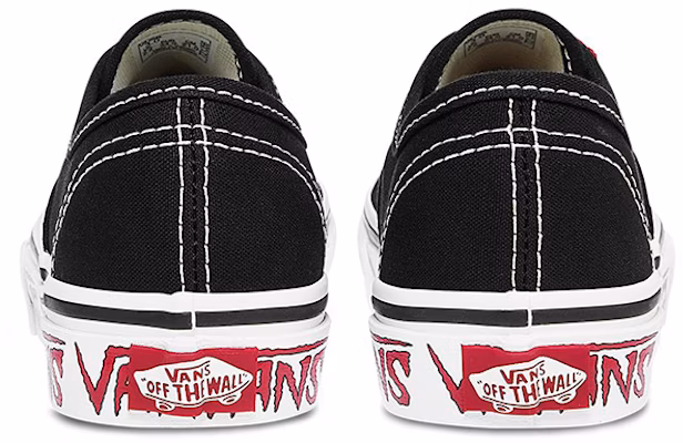 (PS) (小学) Vans Authentic '涂鸦侧墙 - 黑红' 运动鞋 VN0A38H3Q6D Shop (PS) (小学) Vans Authentic '涂鸦侧墙 - 黑红' 运动鞋 VN0A38H3Q6D