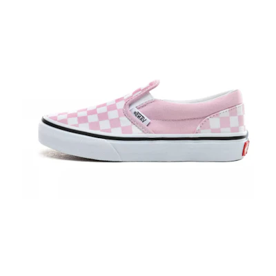 (PS) (GS) Vans Classic Slip-On 'Lilac Checkerboard'