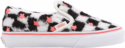 (Preschool) (Grade School) Vans Classic Slip-On 'Sherpa Floral Checkerboard' VN0A5KXM8CE (Preschool) (Grade School) Vans Classic Slip-On 'Sherpa Floral Checkerboard' VN0A5KXM8CE