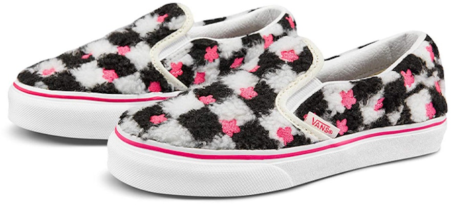(Preschool) (Grade School) Vans Classic Slip-On 'Sherpa Floral Checkerboard' VN0A5KXM8CE Order (Preschool) (Grade School) Vans Classic Slip-On 'Sherpa Floral Checkerboard' VN0A5KXM8CE