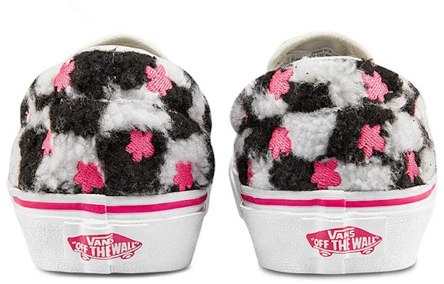 (Preschool) (Grade School) Vans Classic Slip-On 'Sherpa Floral Checkerboard' VN0A5KXM8CE Shop (Preschool) (Grade School) Vans Classic Slip-On 'Sherpa Floral Checkerboard' VN0A5KXM8CE