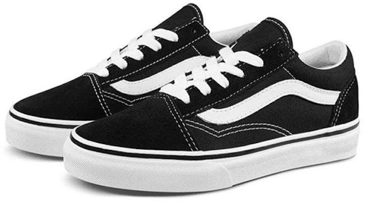 (Preschool) (Grade School) Vans Old Skool 'Black' VN000W9T6BT Lookbook (Preschool) (Grade School) Vans Old Skool 'Black' VN000W9T6BT