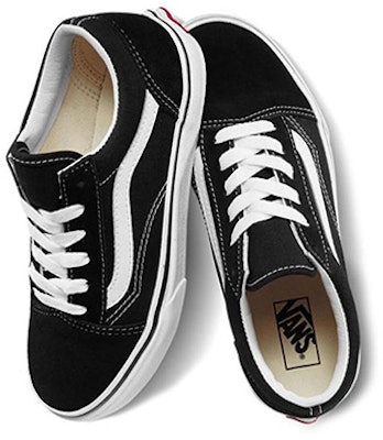 (PS) 小童款 Vans Old Skool 黑色运动鞋 VN000W9T6BT Shop (PS) 小童款 Vans Old Skool 黑色运动鞋 VN000W9T6BT