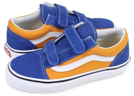 (PS) (Sekolah Dasar) Vans Old Skool V 'Pop - Biru Emas' VN0A38HDQ1B Lookbook (PS) (Sekolah Dasar) Vans Old Skool V 'Pop - Biru Emas' VN0A38HDQ1B