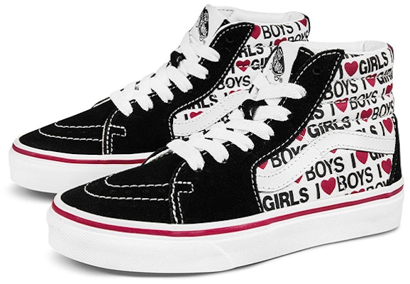 (Preschool) (Grade School) Vans Sk8-Hi 'I Heart' VN0A4BUWWKU Order (Preschool) (Grade School) Vans Sk8-Hi 'I Heart' VN0A4BUWWKU