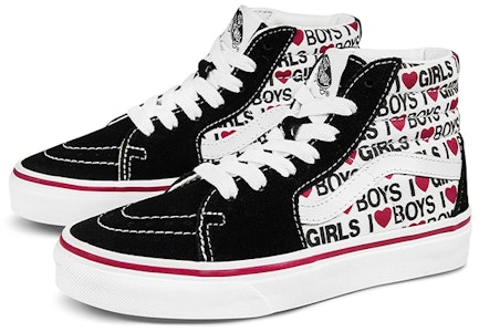 (PS) (Kanak-Kanak) Vans Sk8-Hi 'I Heart' VN0A4BUWWKU Order (PS) (Kanak-Kanak) Vans Sk8-Hi 'I Heart' VN0A4BUWWKU
