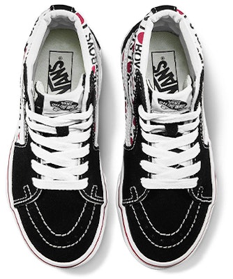 (PS) (大童款) Vans Sk8-Hi '我爱' 高帮帆布鞋 VN0A4BUWWKU Lookbook (PS) (大童款) Vans Sk8-Hi '我爱' 高帮帆布鞋 VN0A4BUWWKU