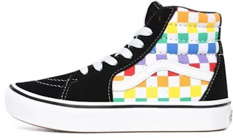 (Preschool) (Grade School) Vans Sk8-Hi ComfyCush 'Rainbow Checkerboard' VN0A4U1RU09 (Preschool) (Grade School) Vans Sk8-Hi ComfyCush 'Rainbow Checkerboard' VN0A4U1RU09