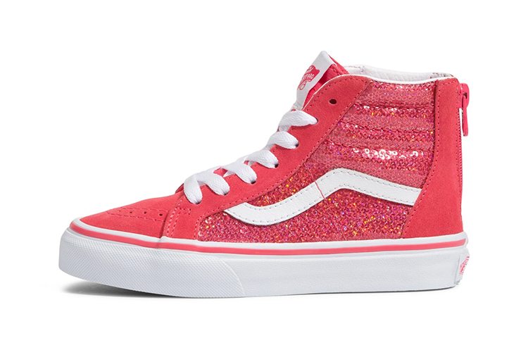(Preschool) (Grade School) Vans Sk8-Hi Zip 'Micro Sequins - Paradise' VN000W9W8C8