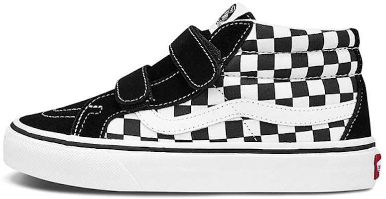 (Preschool) (Grade School) Vans Sk8-Mid Reissue V 'Checkerboard - Black White' VN00018THRK Buy (Preschool) (Grade School) Vans Sk8-Mid Reissue V 'Checkerboard - Black White' VN00018THRK