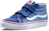 Lookbook (PS) (Kanak-Kanak) Vans Sk8-Mid Reissue V 'Denim 2-Tone' VN0A346YQ69
