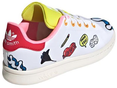 (PS) Aaron Kai x 阿迪达斯Stan Smith环保童鞋 '涂鸦' FY2687 Shop (PS) Aaron Kai x 阿迪达斯Stan Smith环保童鞋 '涂鸦' FY2687
