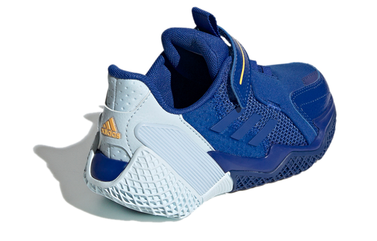 Shop 兒童 adidas 4Uture Rnr El K 低幫 兒童跑步鞋 藍