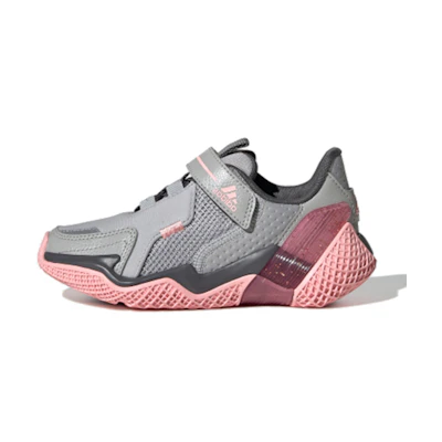 (PS) adidas 4uture RNR EL K 'Grey Glow Pink'
