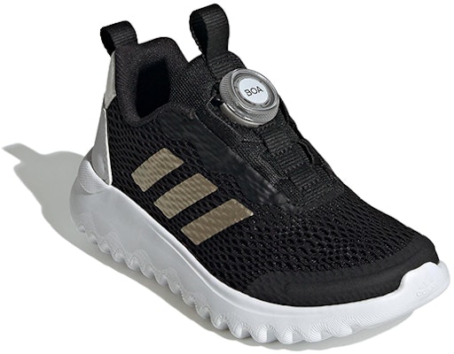 (Preschool) adidas Activeflex Boa 3.0 'Black White Gold' IG0588 Lookbook (Preschool) adidas Activeflex Boa 3.0 'Black White Gold' IG0588
