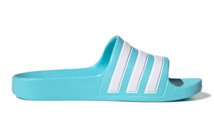 (PS) adidas Adilette Aqua K 'Blue White' 圖 2