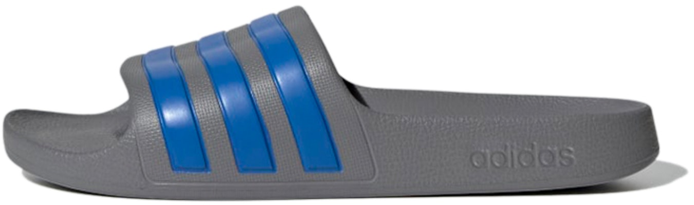 (Preschool) adidas Adilette Aqua K Grey/Blue EF1751 Buy (Preschool) adidas Adilette Aqua K Grey/Blue EF1751