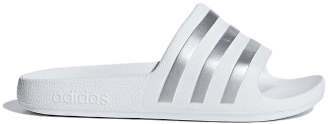 兒童 adidas Adilette Aqua K 銀白 拖鞋 Order 兒童 adidas Adilette Aqua K 銀白 拖鞋