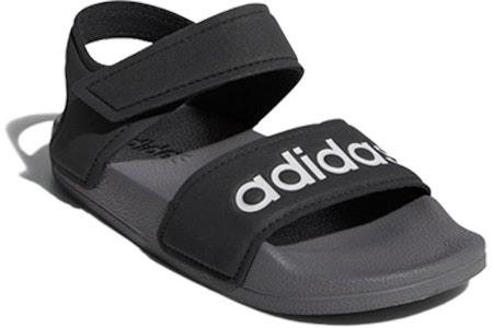 (PS) Sandal adidas Adilette K 'Hitam' G26877 Lookbook (PS) Sandal adidas Adilette K 'Hitam' G26877
