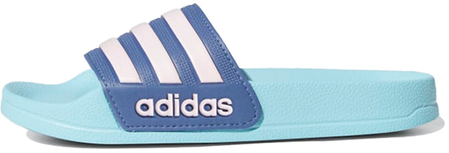 兒童 adidas Adilette Shower Slides K 藍色 拖鞋 Buy 兒童 adidas Adilette Shower Slides K 藍色 拖鞋