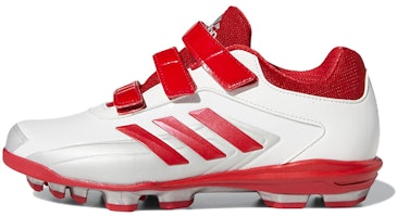 (Preschool) adidas Adizero Stabile Point Low 'White Red' EG2396 (Preschool) adidas Adizero Stabile Point Low 'White Red' EG2396