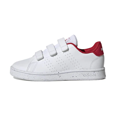 (PS) adidas Advantage Court Hook-and-Loop 'White Red'
