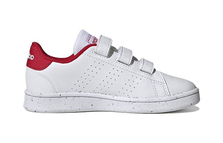 (PS) adidas Advantage Court Hook-and-Loop 'White Red' 圖 2