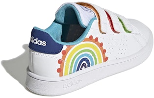 (PS) 阿迪达斯Advantage Court魔术贴童鞋'彩虹' GV6821 Shop (PS) 阿迪达斯Advantage Court魔术贴童鞋'彩虹' GV6821