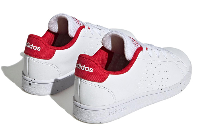 Shop (PS) Zapatillas adidas Advantage Lifestyle Court Lace 'Blanco Better Scarlet' H06179
