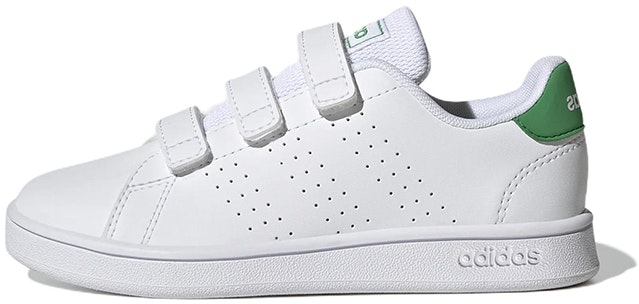 preschool-adidas-advantage-court-lifestyle-hook-and-loop-white-green-gw-6494
