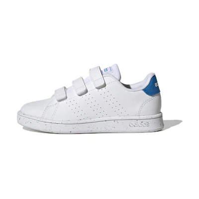 (PS) adidas Advantage Lifestyle Court Hook-and-Loop Shoes 'Cloud White Blue Rush'