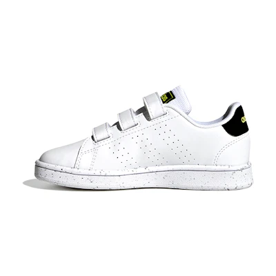 (PS) adidas Advantage Lifestyle Court Hook-and-Loop Shoes 'Cloud White Black'