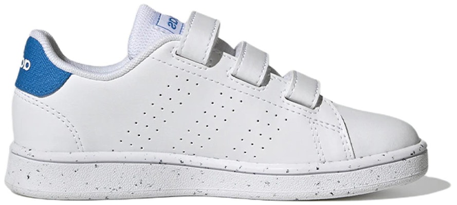 (Preschool) adidas Advantage Lifestyle Court Hook-and-Loop Shoes 'Cloud White Blue Rush' GW6492 Order (Preschool) adidas Advantage Lifestyle Court Hook-and-Loop Shoes 'Cloud White Blue Rush' GW6492