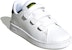 (Preschool) adidas Advantage Lifestyle Court Hook-and-Loop Shoes 'Cloud White Black' GW6496
