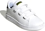 Lookbook (Preschool) adidas Advantage Lifestyle Court Hook-and-Loop Shoes 'Cloud White Black' GW6496