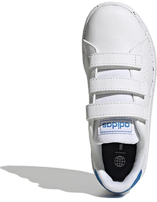 (Preschool) adidas Advantage Lifestyle Court Hook-and-Loop Shoes 'Cloud White Blue Rush' GW6492 Purchase (Preschool) adidas Advantage Lifestyle Court Hook-and-Loop Shoes 'Cloud White Blue Rush' GW6492
