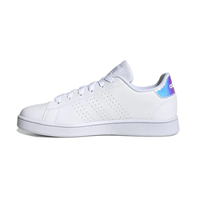 (PS) adidas Advantage Shoes 'Cloud White Silver Metallic'