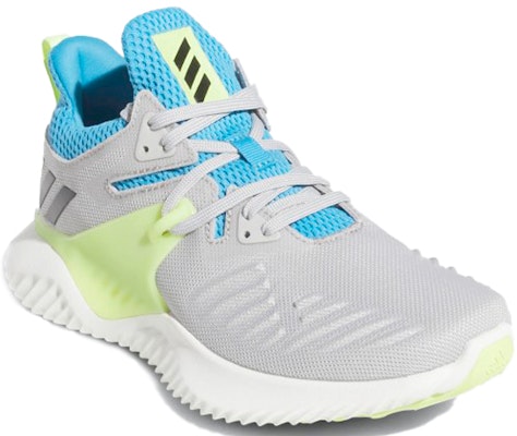 (JR) adidas Alphabounce Beyond J 'Biru Abu Kuning' F33982 Lookbook (JR) adidas Alphabounce Beyond J 'Biru Abu Kuning' F33982