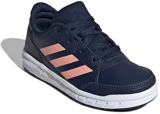 大童 adidas Altasport J 低幫 兒童板鞋 深藍粉 Lookbook 大童 adidas Altasport J 低幫 兒童板鞋 深藍粉