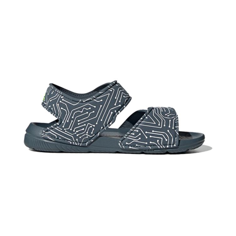 Order (PS) Sandales adidas Altaswim C Bleu Foncé et Blanc ''Dark Blue White''. FW7417
