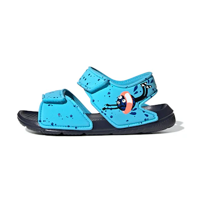 (PS) adidas Altaswim C Unisex Sandals Turquoise 'Blue Black Orange'